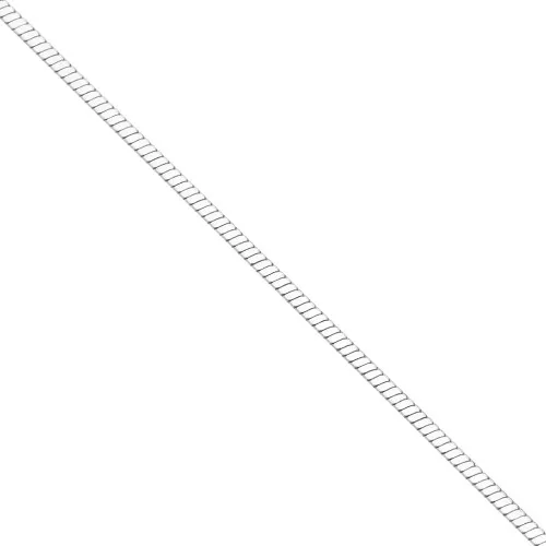 Catena maglia Serpentina quadrata 1 mm in Argento 925 x50cm