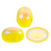 Perle in vetro Samos® di Puca® 7x5 mm Opaque Jonquil AB x10g