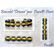 Perle in vetro Samos® di Puca® 7x5 mm Opaque Jonquil AB x10g