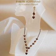 Perle attorcigliate madreperlate mm. 19x13 Olivine x10