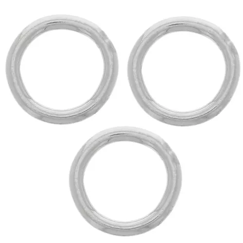 Anelli chiusi mm. 5x0.7 Acciaio inossidabile 316L x25