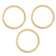 Anelli aperti mm. 10x1 Acciaio inossidabile Dorato 316L x10|raw }}