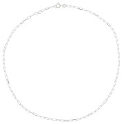 Girocollo catena maglia Forzatina limata2.6 mm- Argento 925 x41 cm