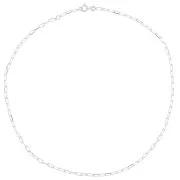Girocollo catena maglia Forzatina limata2.6 mm- Argento 925 x41 cm