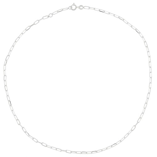 Girocollo catena maglia Forzatina limata2.6 mm- Argento 925 x41 cm