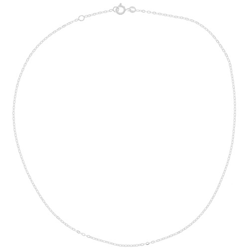 Girocollo catena maglia forzatina limata 1.6 mm- Argento 925 x42 cm