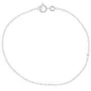 Bracciale maglia forzatina limata 1.45 mm- Argento 925 x19cm