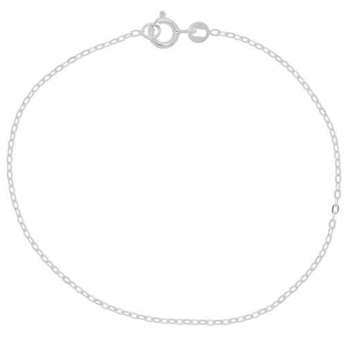 Bracciale maglia forzatina limata 1.45 mm- Argento 925 x19cm