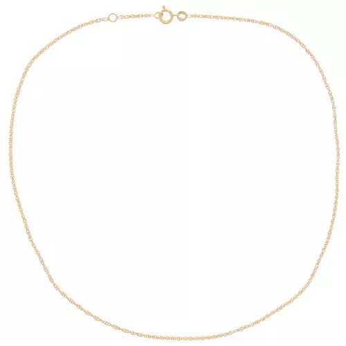 Girocollo maglia corda 1.5 mm - Placcato oro 3 micron x42 cm