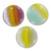 Lenti mm. 12 Milky Yellow x10