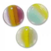 Lenti mm. 12 Milky Yellow x10