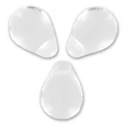 Gocce piatte mm. 13x10 Crystal x10