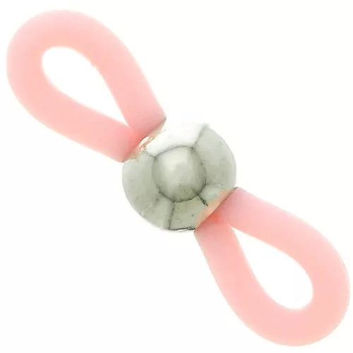 Laccetti per Occhiali  Rosa/Argentato x4