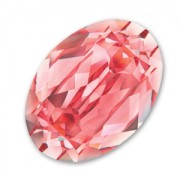 Cabochon PureCrystal 4120 ovale mm. 18x13 Rose Peach x1
