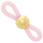 Laccetti per Occhiali  Rosa/Dorato x4|raw }}