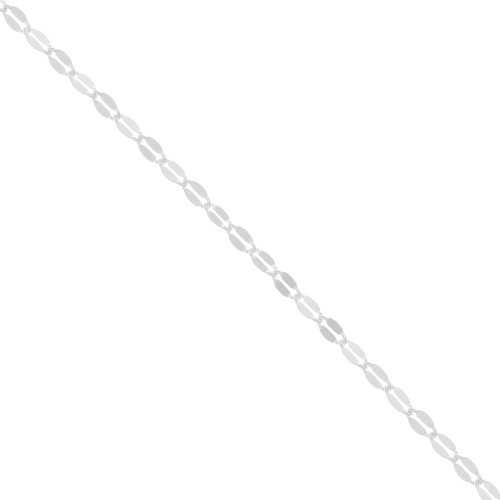 Catena maglia creativa 3.5 mm - Argento 925 x50cm