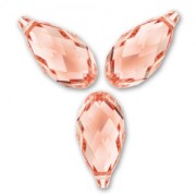 Gocce PureCrystal 6010 mm. 11x5.5 Rose Peach x4
