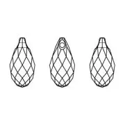 Gocce PureCrystal 6010 mm. 11x5.5 Rose Peach x4