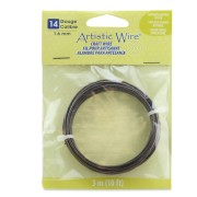 Fil de cuivre Artistic Wire 1.6 mm - filo per artigianato- rame anticato x3m|raw }}