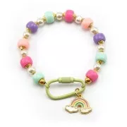 Chiusura a vite ovale 27x15 mm - Rosa chiaro x1