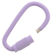 Chiusura a vite ovale 27x15 mm - Viola x1