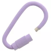 Chiusura a vite ovale 27x15 mm - Viola x1