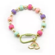 Chiusura a vite ovale 27x15 mm - Viola x1