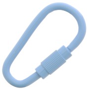 Chiusura a vite ovale 27x15 mm - Sky Blue x1|raw }}