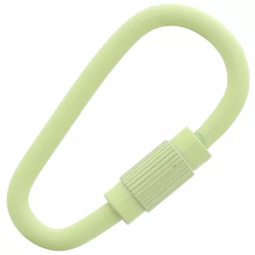 Chiusura a vite ovale 27x15 mm - Verde chiaro x1