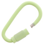 Chiusura a vite ovale 27x15 mm - Verde chiaro x1