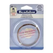 Filo di rame semicircolare da 0,81 mm - German Style Wire - Ottone anticato x 3 m