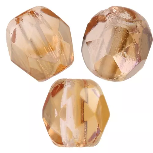 Sfaccettate mm. 4 Peach AB x50