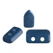 Perle in vetro Piros® di Puca® 2x5 mm Opaque Curacao x10g