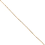 Catena strass in cristallo tagliato 2.10 mm Dorato - Crystal x50cm|raw }}