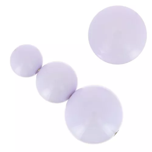 Assortimento di 26 perle tonde 8-10-14 mm e 2 cabochon in resina - Parma