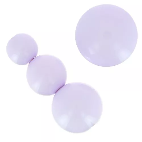 Assortimento di 26 perle e 2 cabochon in resina opaca 6-8-10mm - Parma