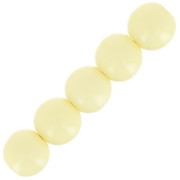 Perla in resina Opaca 4 mm - Giallo pastello x15|raw }}