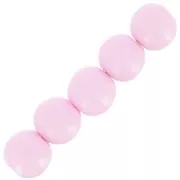 Perla in resina Opaca 4 mm - Rosa x15