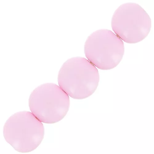Perla in resina Opaca 4 mm - Rosa x15
