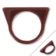 Anello sintetico misura 60 Cioccolato x1
