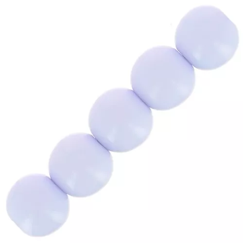 Perla in resina Opaca 4 mm - Blu corredino x15
