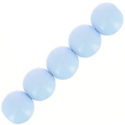 Perla in resina Opaca 4 mm - Blu cielo x15|raw }}