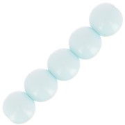 Perla in resina Opaca 6 mm - Blu chiaro x10|raw }}