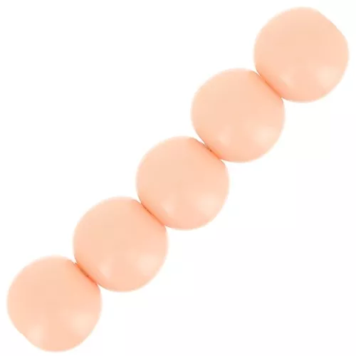 Perla in resina Opaca 6 mm - Salmone x10