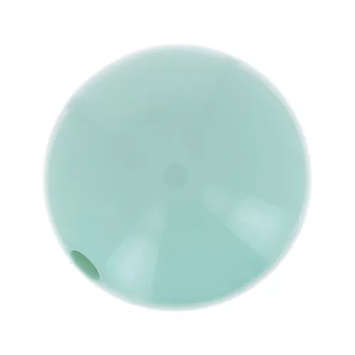 Perline di resina opaca 10 mm - Verde acqua x1