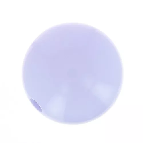 Perlina di resina opaca 10 mm - Baby Blue x1