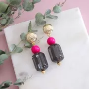 Perla in resina Opaca 12 mm Parme x1