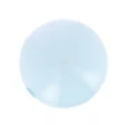 Perle en résine opaque 14 mm - Bleu clair x1