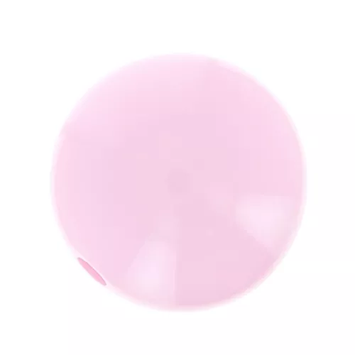 Perlina di resina opaca 14 mm - Rosa x1