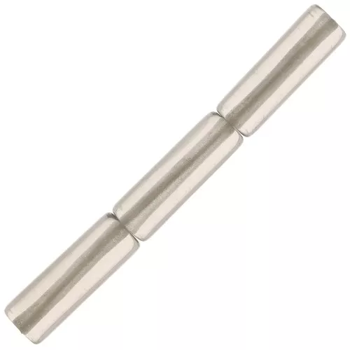 Perline a tubo di pietra gemma 15x5 mm - Quarzo sfumato x5